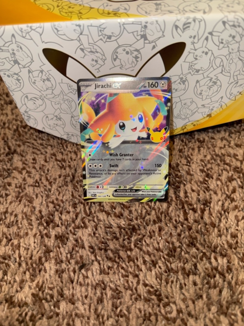 Jirachi ex - 102/128 - ME: 30th Celebration Pokemon